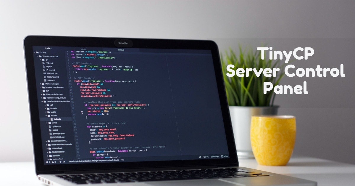 My first Take on TinyCP Server Control Panel